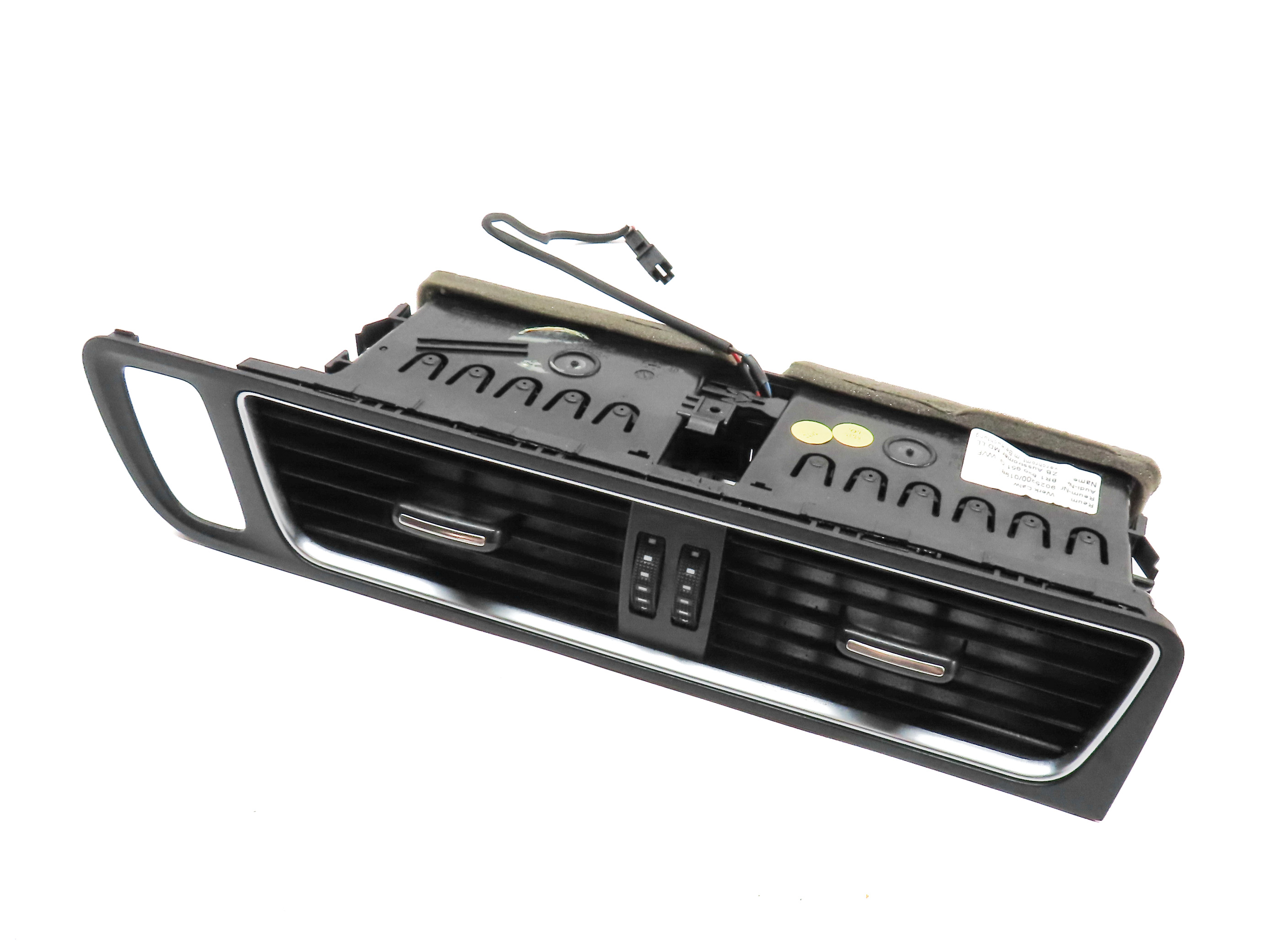 2012 AUDI Q5 (B8 8R) FRONT CENTER DASH HVAC A/C HEATER AIR VENT (BLACK) — exact item pictured